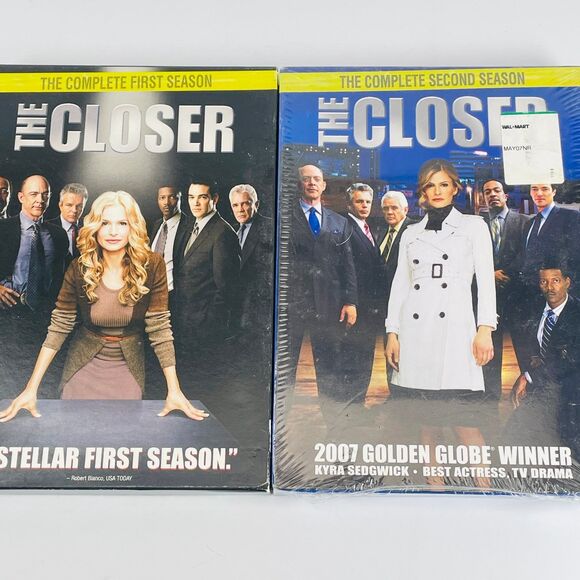 Other - The Closer Seasons 1 & 2 DVD Kyra Sedgwick Complete TV Show Crime Drama